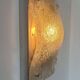 Applique vintage murano, verre et chrome, Italie 1970