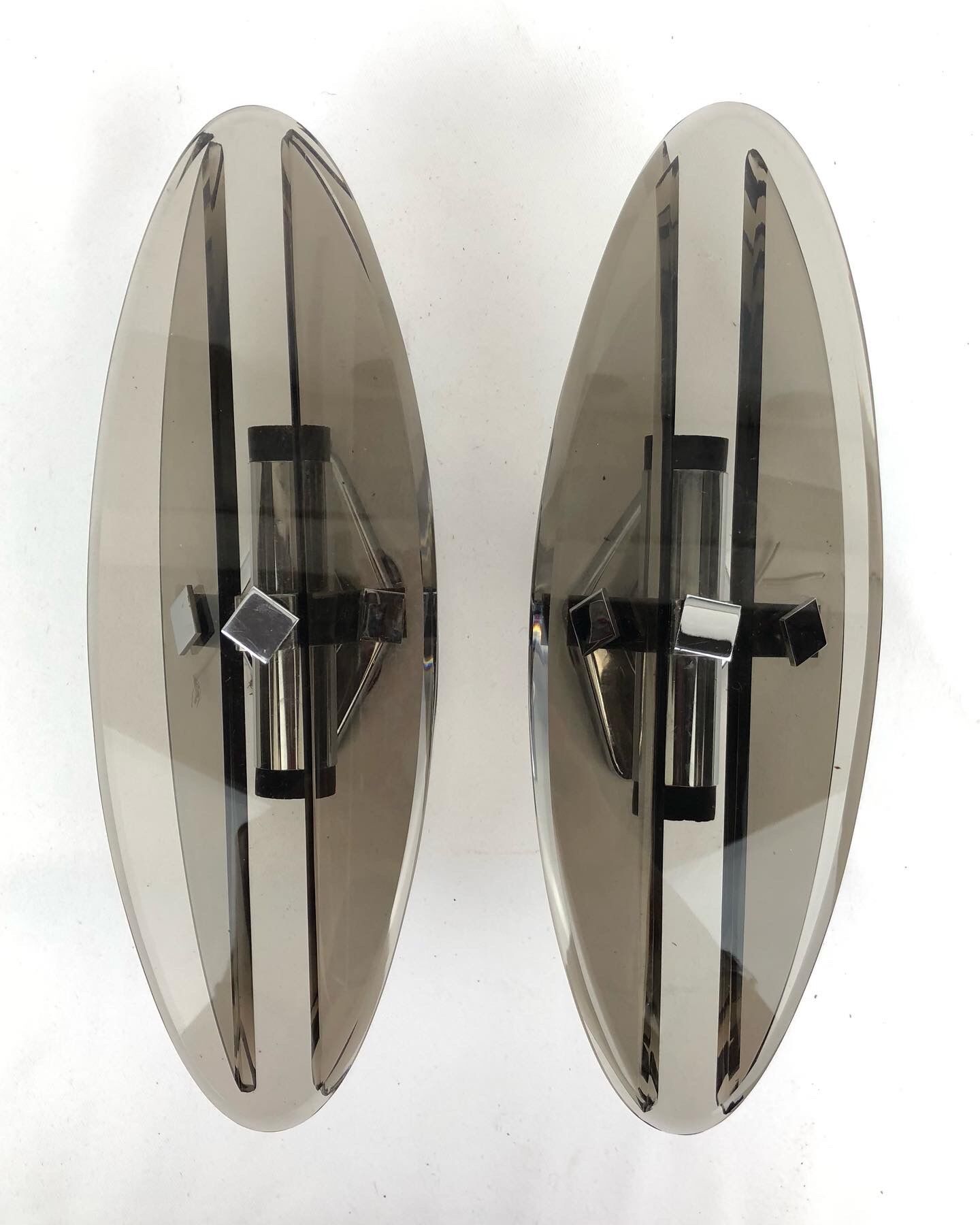 Pair of wall lamps from the 70, brand Veca