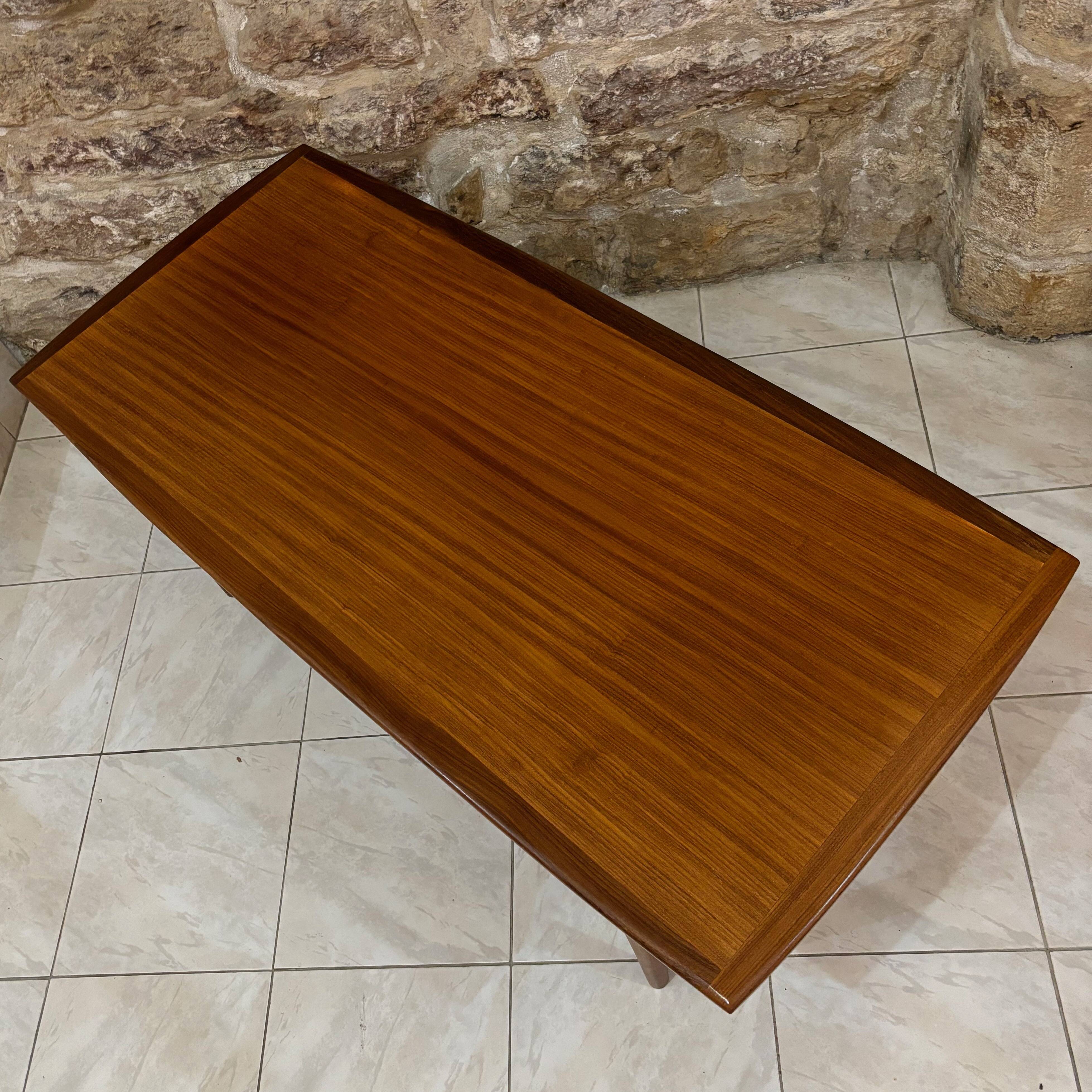 Scandinavian teak coffee table
