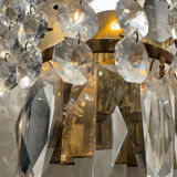 1970s brass pendant wall lights