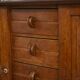Oak buffet reconstruction by René Gabriel 1940s