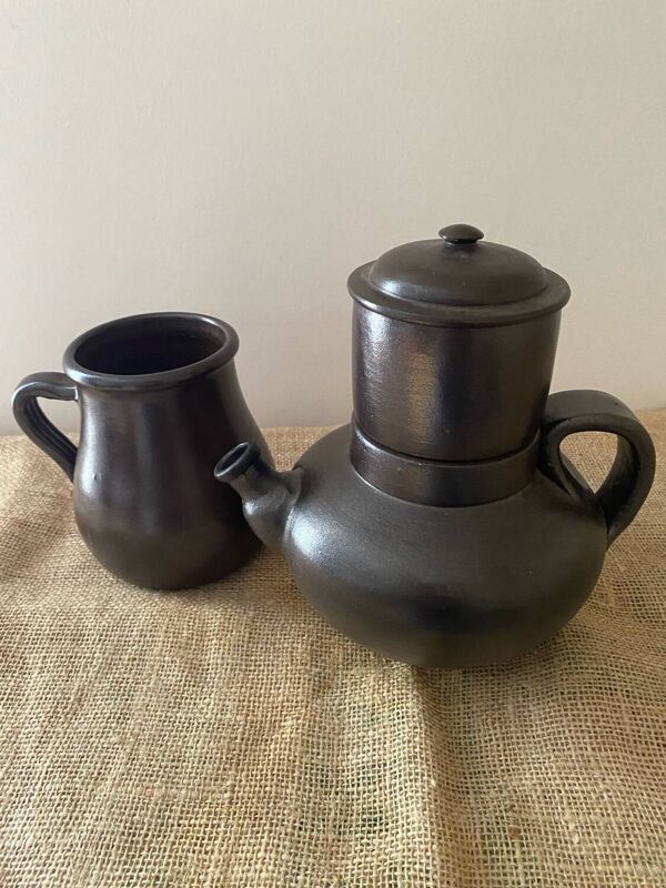 Cafetière et pot à lait Jean Dubost