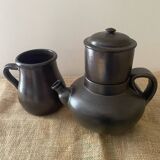 Coffee pot and milk jug by Jean Dubost