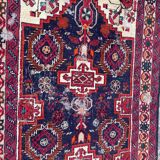 Vintage persian balutch handmade carpet 90x175 cm