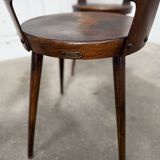6 chocolate brown Baumann Mondor chairs
