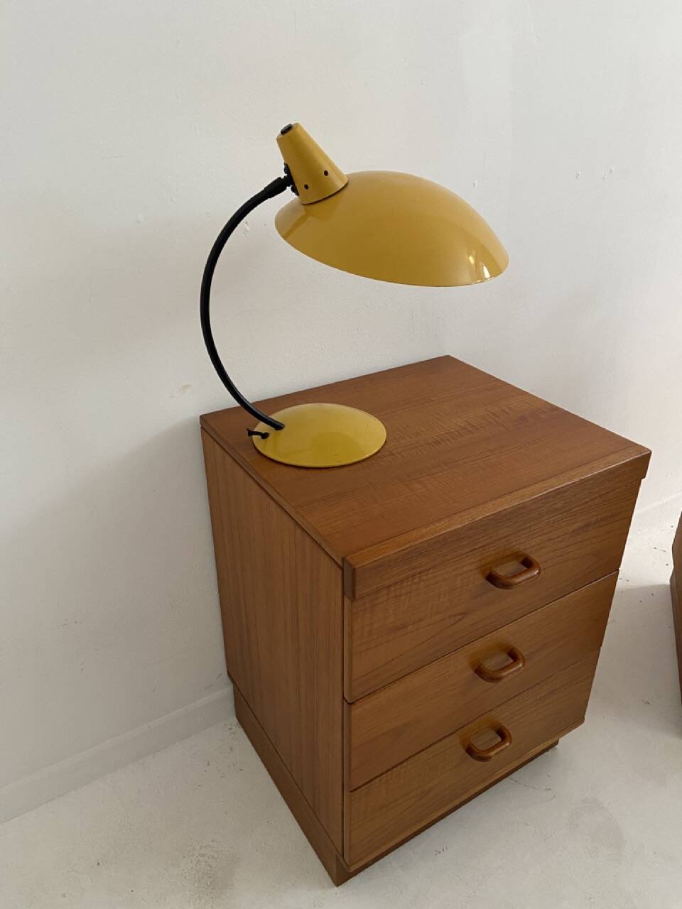 vintage teak bedside tables
