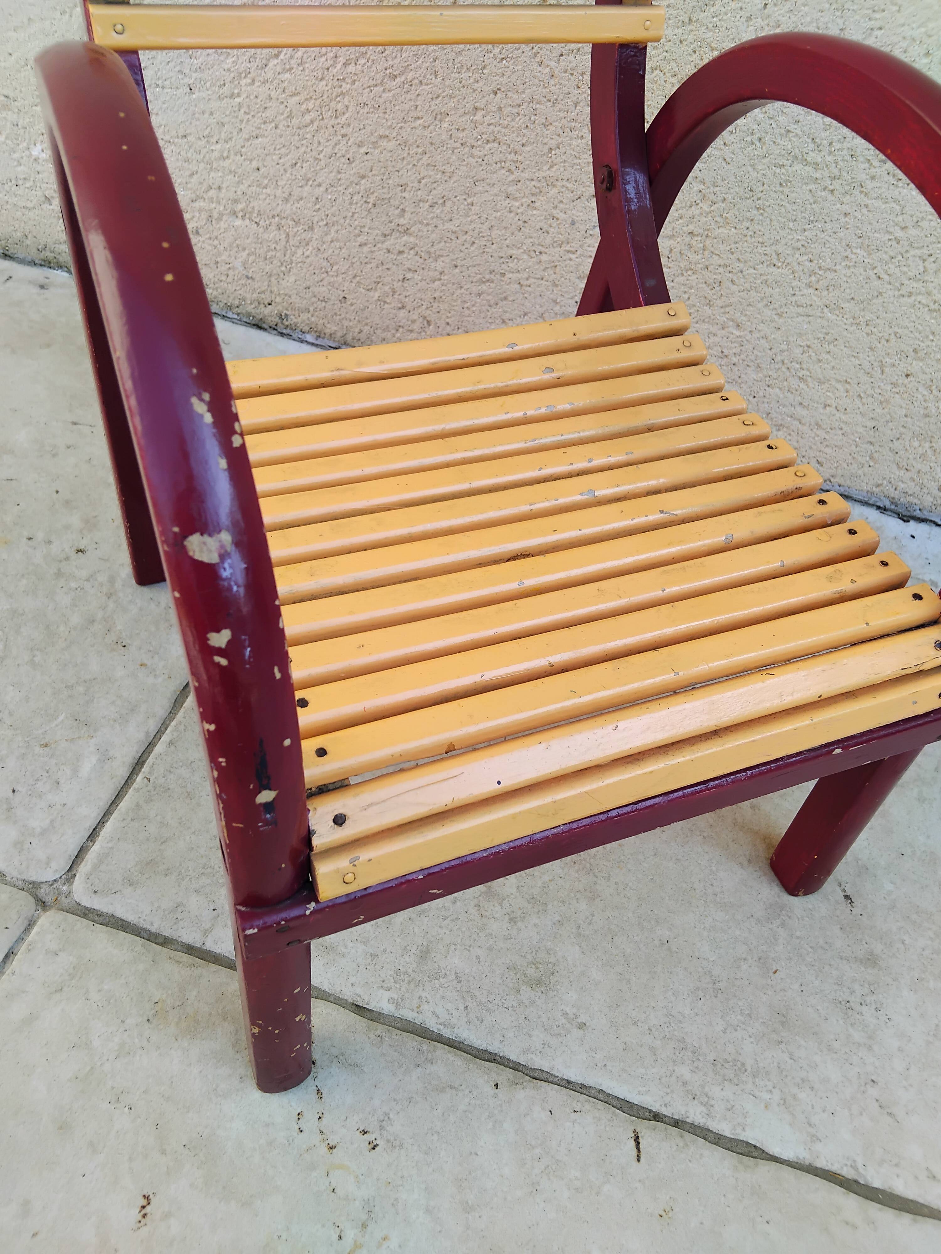 Vintage baumann children's chair