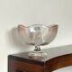 Moulded glass swan bowls