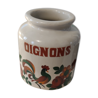 Sandstone condiment pot digoin berry limoges