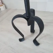 Large metal candlestick