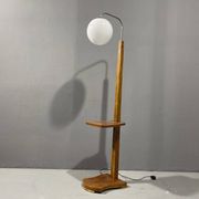 Lampe de sol art déco, années 1930, Tchécoslovaquie