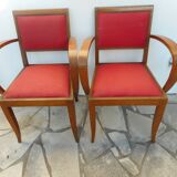 Pair of bridge chairs