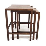Swedish teak nesting tables, 1960