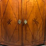 Curved notch in louis xv period marquetry stamped j.b galet