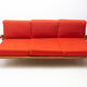 Mid century folding sofa in scandinavian style, 1960´s, czechoslovakia
