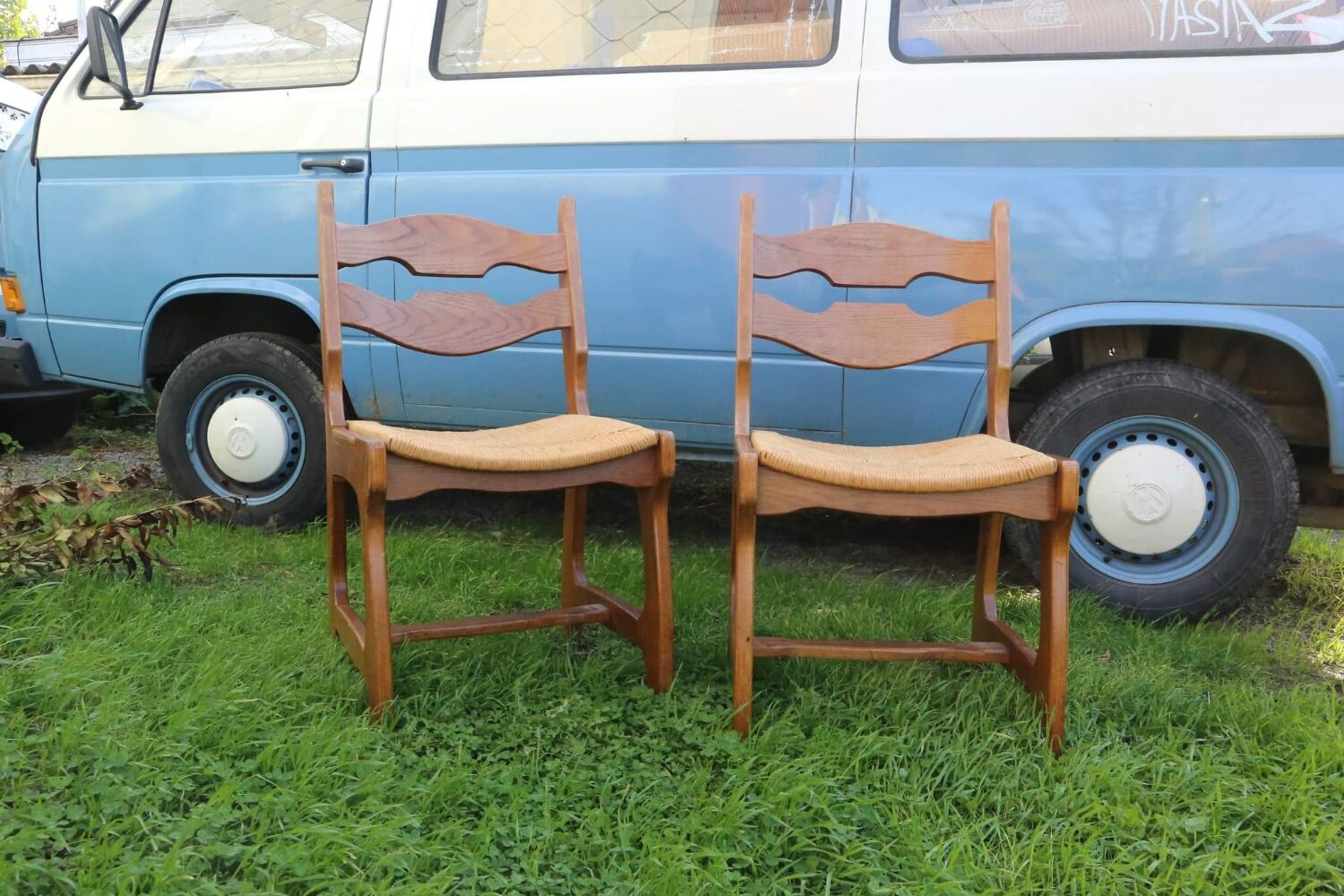 Set of 2 Guillerme and Chambon chairs