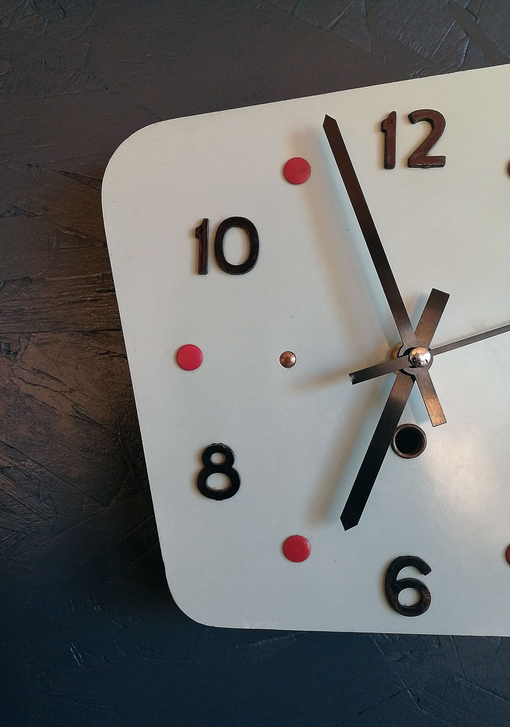 Vintage clock, "Blue Sky" wall clock