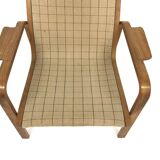 Scandinavian oak armchair, Yngve Ekström, Sweden, 1970