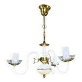 AKA Leuchten chandelier, Hollywood Regency style, Germany, 1970s.