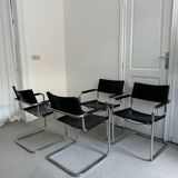 4 chairs Mart stam / Marcel breuer for Matteo Grasse