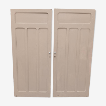 Pair of Parisian cabinet doors