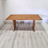 Table à manger de style art deco Frank Loyd Wright années 1980