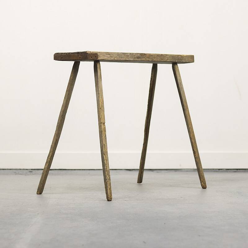 Ancient primitive work table Wabi Sabi