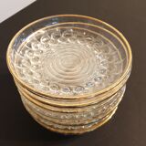 Set of 7 beaded plates