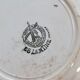 4 assiettes plates vintage terre de fer Églantine - Moulin des Loups
