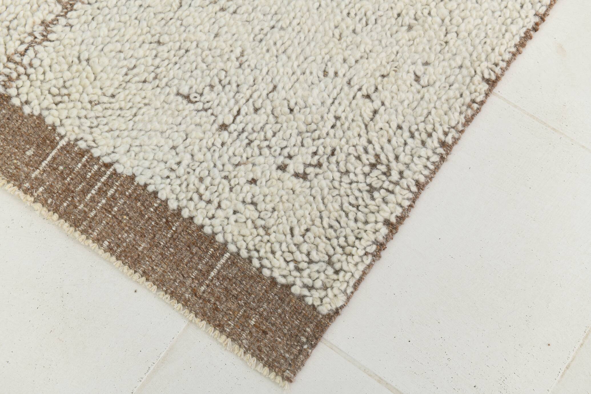 7x10 Kilim Brown & Beige Kilim Area Rug, 216x305Cm