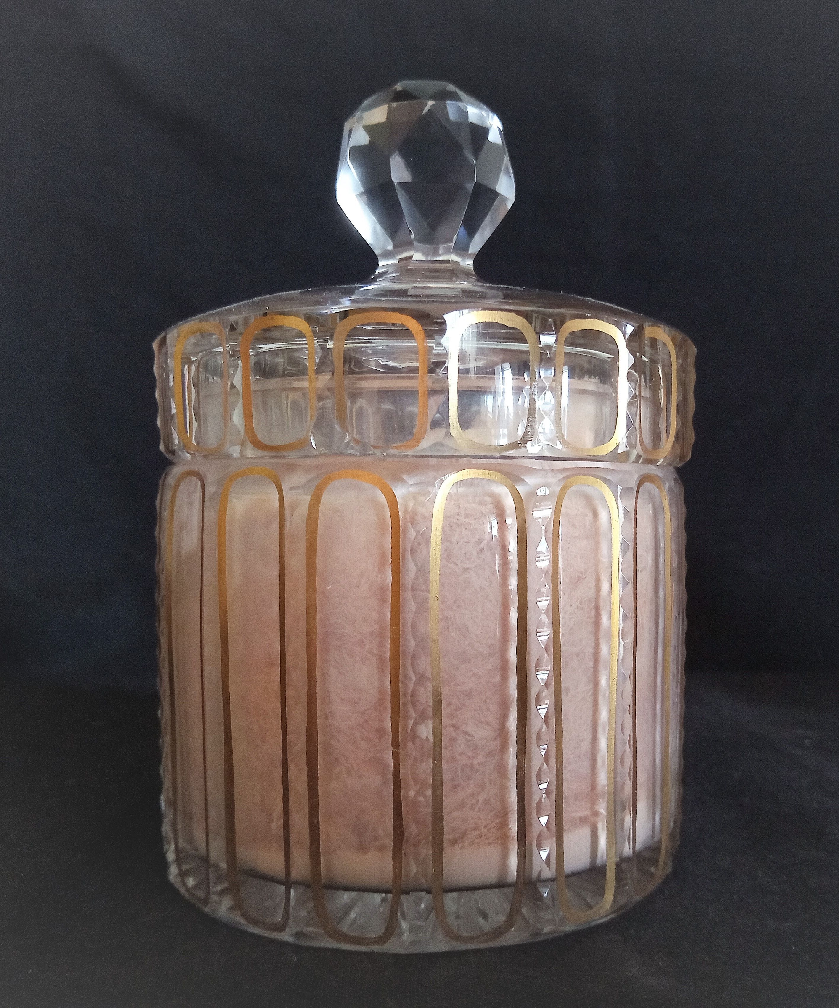 Ensemble de toilette en cristal de Baccarat modèle cannelures (avant 1936)