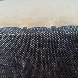 8 vintage chairs lined grey black