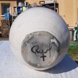 Glazed sandstone jar by François Peyrat