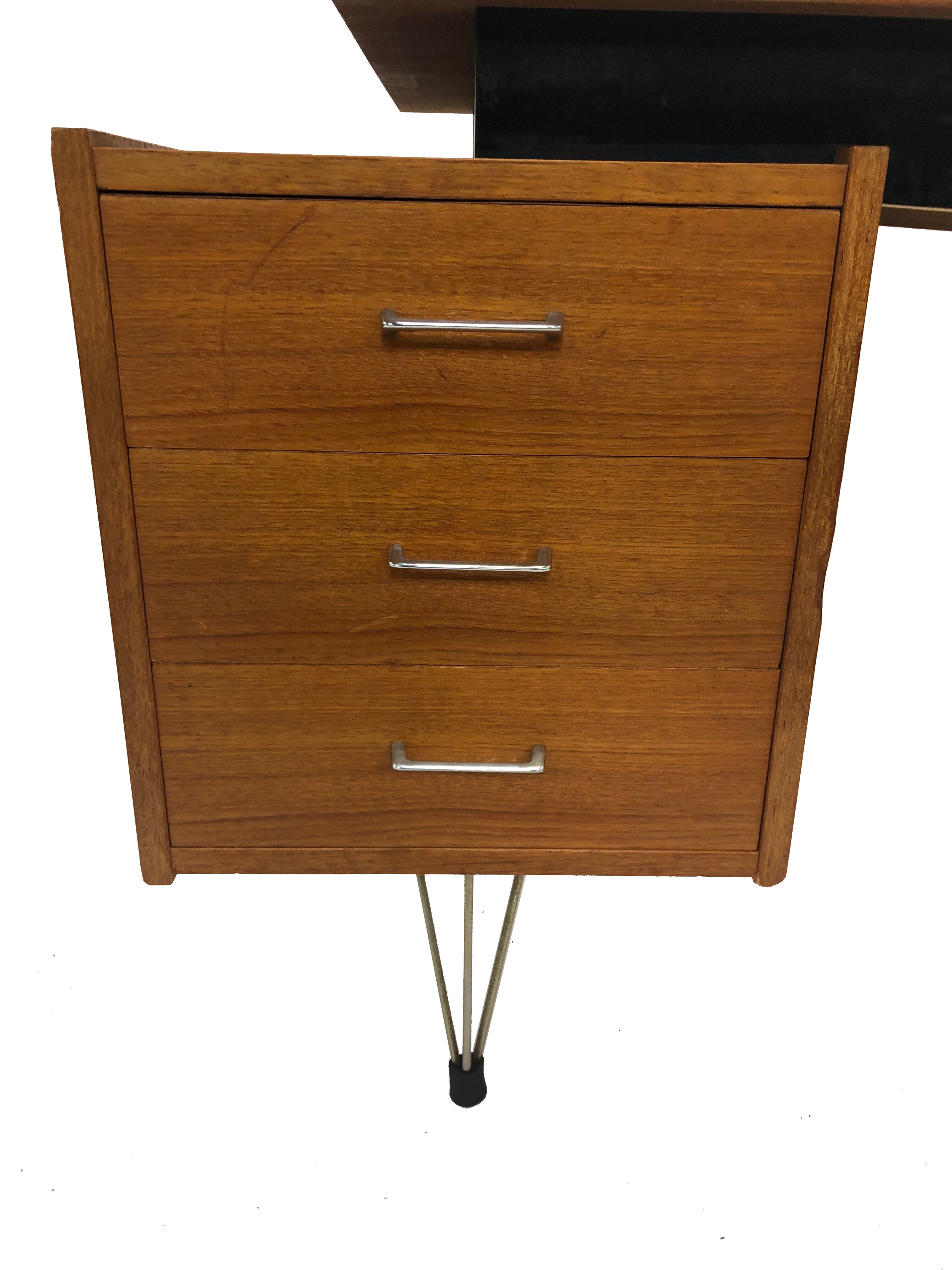Designer Vintage Pastoe Cees Braakman desk of the 50s teak