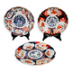 3 Imari porcelain plates from Japan, 19th century
