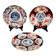 3 Imari porcelain plates from Japan, 19th century