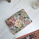 Repose-pieds en tapisserie florale
