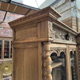 Late 19th century oak library