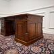 Classic English Desk Partnerdesk Black Leather