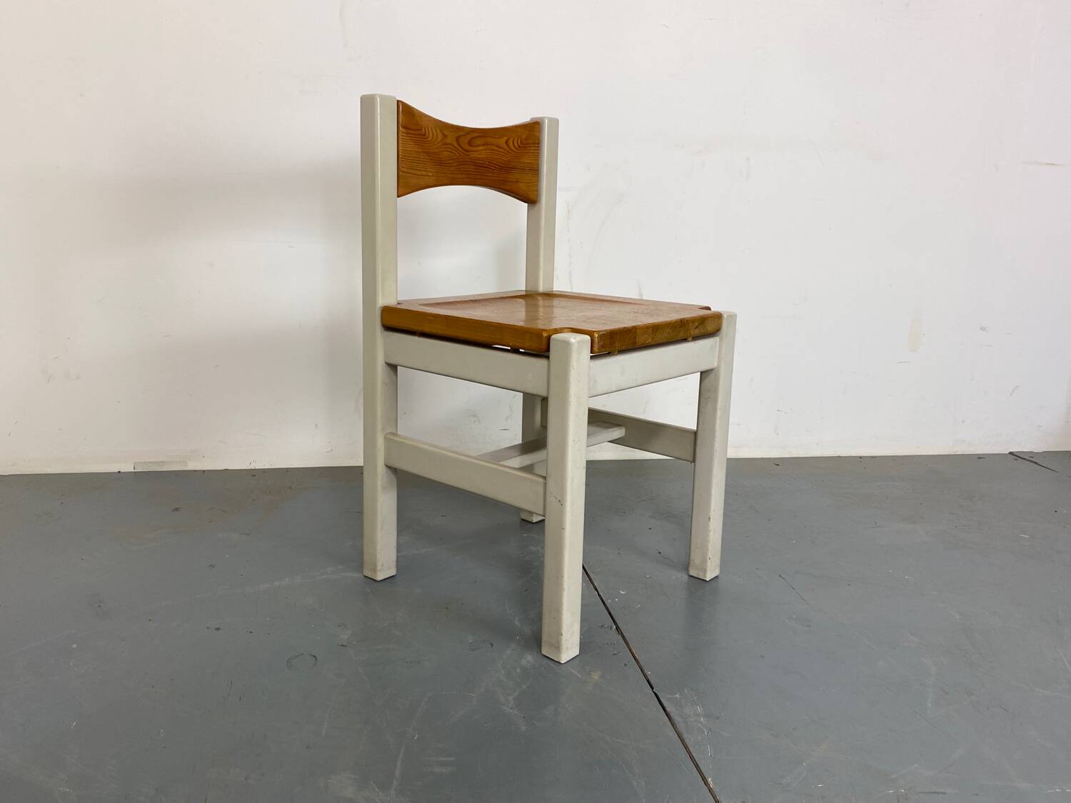 Vintage Scandinavian Pine Dining Side Chair by Ilmari Tapiovaara, 1960s
