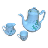 Set of 3 antique elements Limoges porcelain