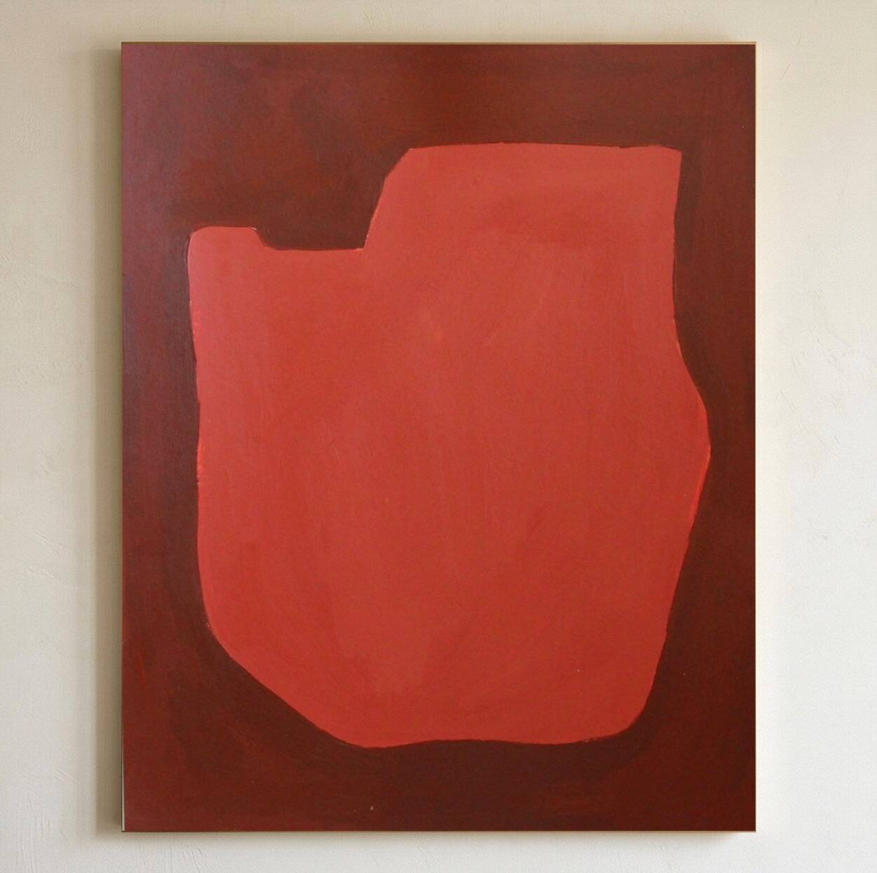 Toile signée "warm silence" 100x80cm