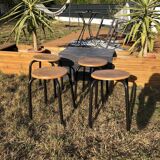 Set of 4 vintage stools