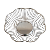 Silver-plated metal basket
