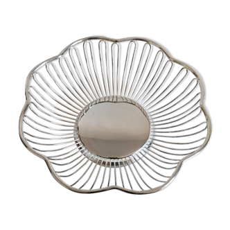 Silver metal basket