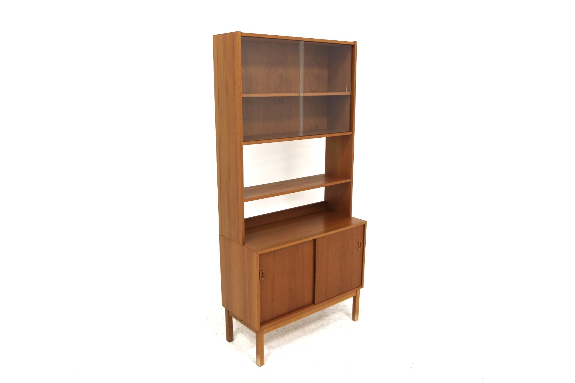 Scandinavian teak chest of drawers-bookcase, Sweden, 1960
