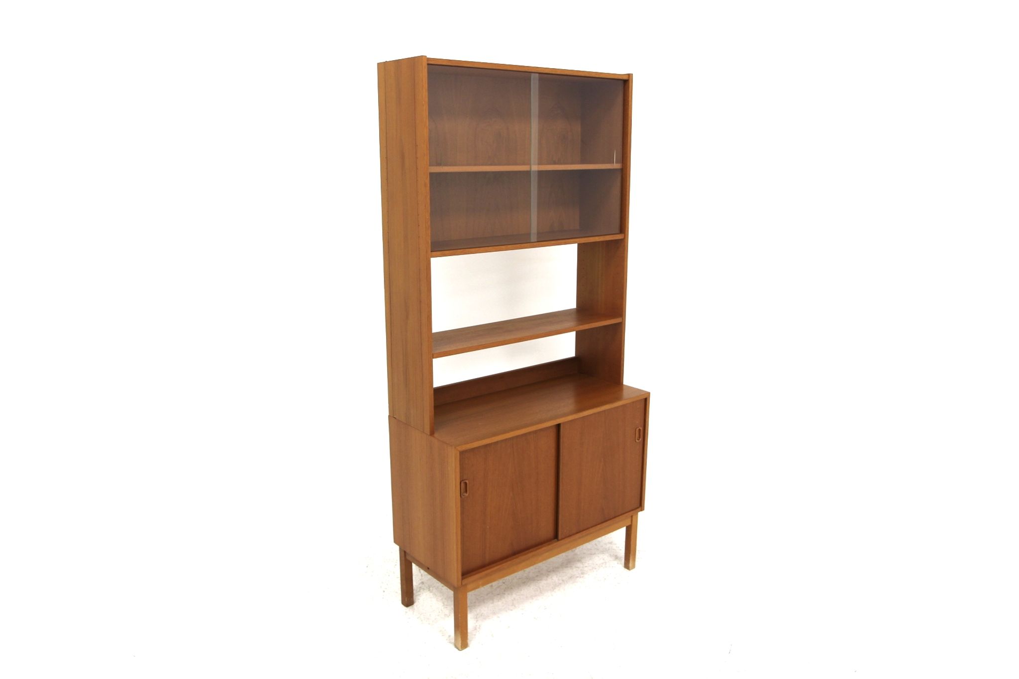 Commode-bibliothèque scandinave en teck, suède, 1960
