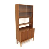 Scandinavian teak chest of drawers-bookcase, Sweden, 1960