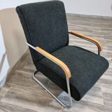 Restored tubular armchair by Anton Lorenz