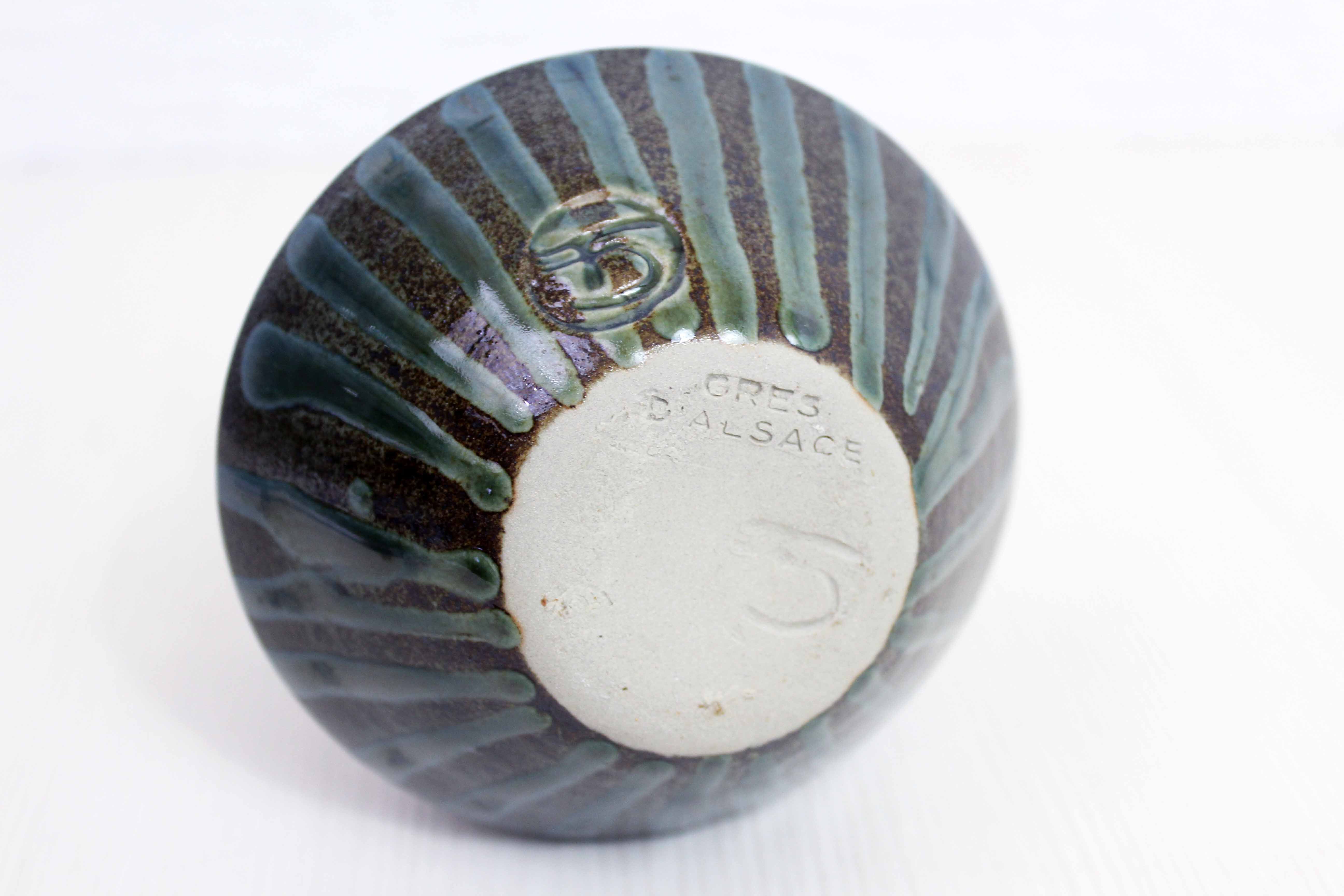 Small Art Deco vase in Alsace sandstone